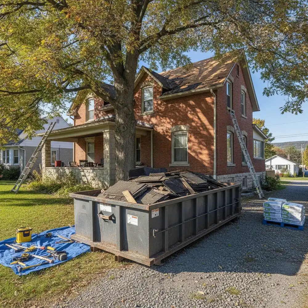 Roofing Debris Bin Rental
